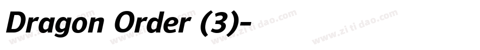 Dragon Order (3)字体转换